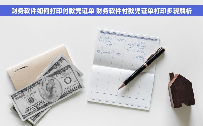 财务软件如何打印付款凭证单 财务软件付款凭证单打印步骤解析