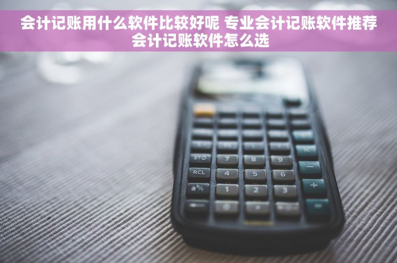 会计记账用什么软件比较好呢 专业会计记账软件推荐 会计记账软件怎么选