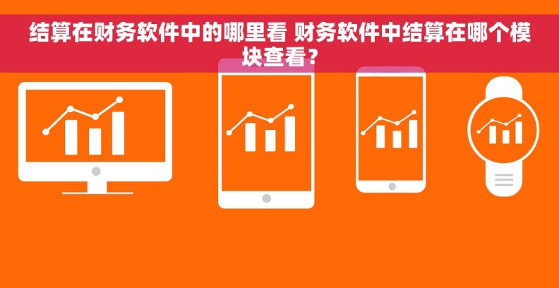 结算在财务软件中的哪里看 财务软件中结算在哪个模块查看? 结算在财务软件中的哪里看 财务软件中结算在哪个模块查看?