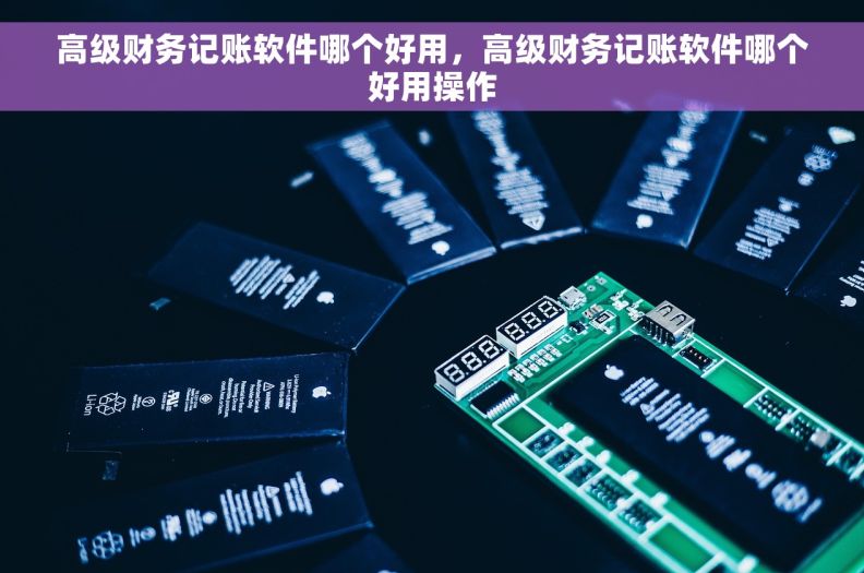 高级财务记账软件哪个好用，高级财务记账软件哪个好用操作