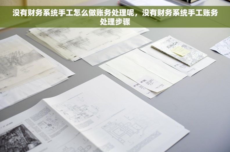 没有财务系统手工怎么做账务处理呢，没有财务系统手工账务处理步骤