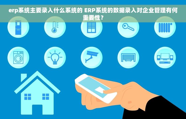 erp系统主要录入什么系统的 ERP系统的数据录入对企业管理有何重要性？