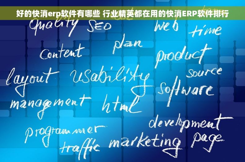 好的快消erp软件有哪些 行业精英都在用的快消ERP软件排行 好的快消erp软件有哪些 行业精英都在用的快消ERP软件排行