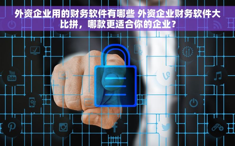 外资企业用的财务软件有哪些 外资企业财务软件大比拼，哪款更适合你的企业？