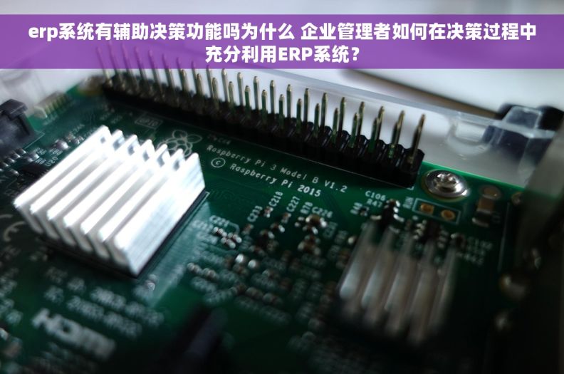 erp系统有辅助决策功能吗为什么 企业管理者如何在决策过程中充分利用ERP系统？
