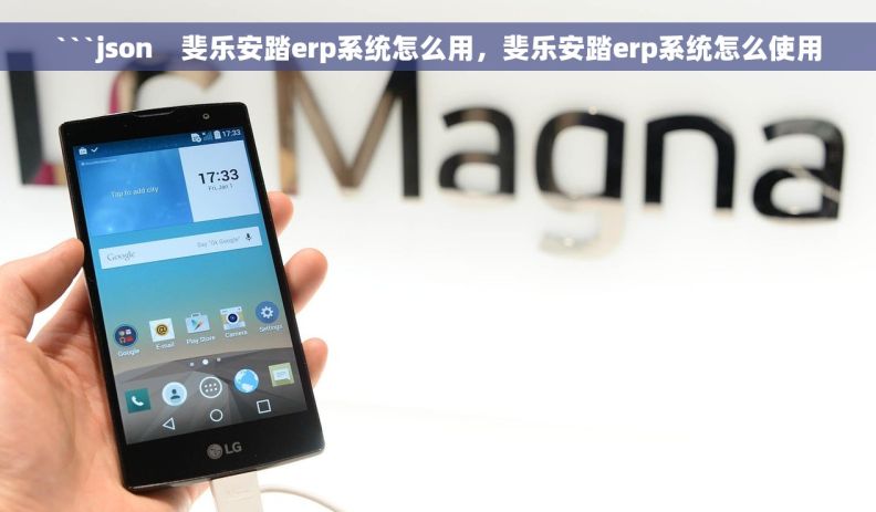 ```json    斐乐安踏erp系统怎么用，斐乐安踏erp系统怎么使用
