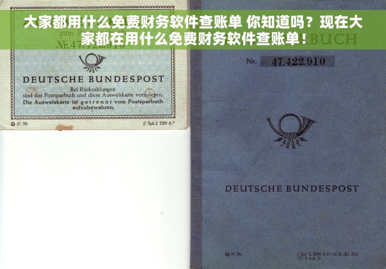 大家都用什么免费财务软件查账单 你知道吗？现在大家都在用什么免费财务软件查账单！