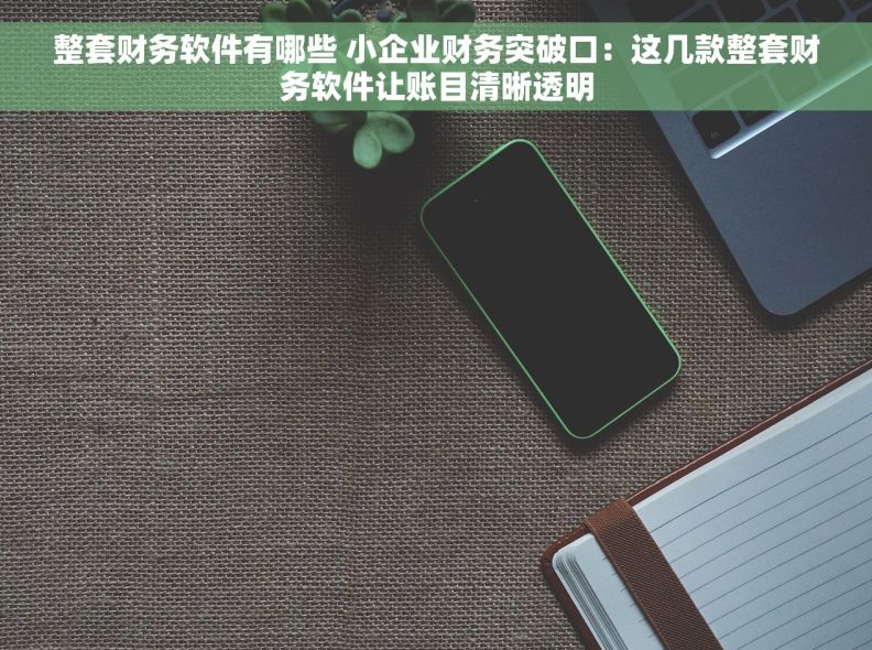 整套财务软件有哪些 小企业财务突破口：这几款整套财务软件让账目清晰透明