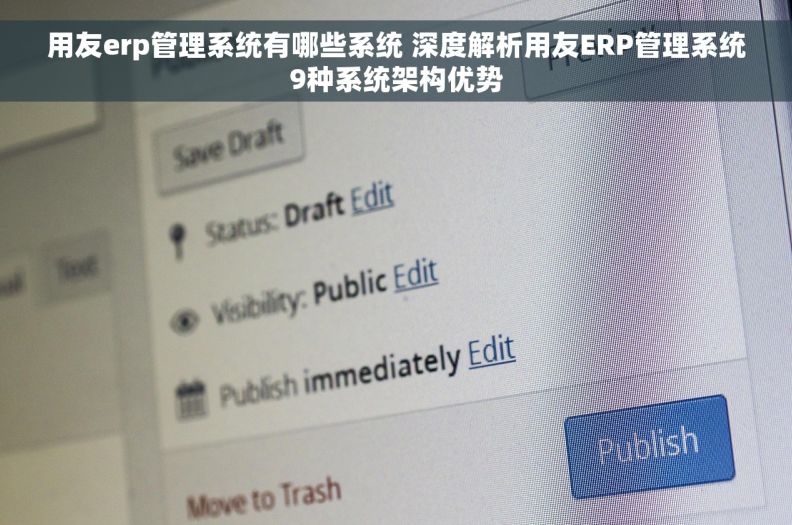 用友erp管理系统有哪些系统 深度解析用友ERP管理系统9种系统架构优势