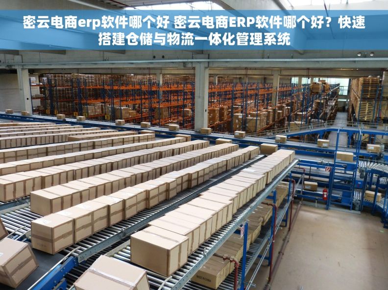 密云电商erp软件哪个好 密云电商ERP软件哪个好？快速搭建仓储与物流一体化管理系统