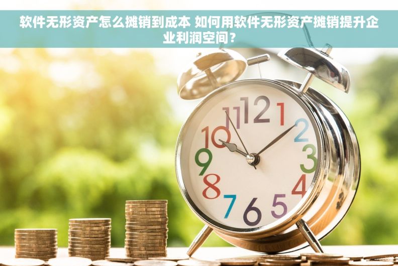 软件无形资产怎么摊销到成本 如何用软件无形资产摊销提升企业利润空间？