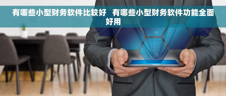 有哪些小型财务软件比较好   有哪些小型财务软件功能全面好用