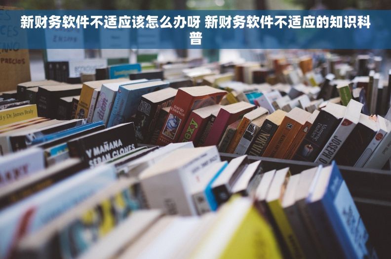 新财务软件不适应该怎么办呀 新财务软件不适应的知识科普