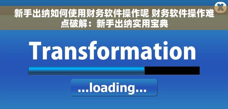 新手出纳如何使用财务软件操作呢 财务软件操作难点破解：新手出纳实用宝典