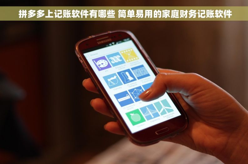  拼多多上记账软件有哪些 简单易用的家庭财务记账软件