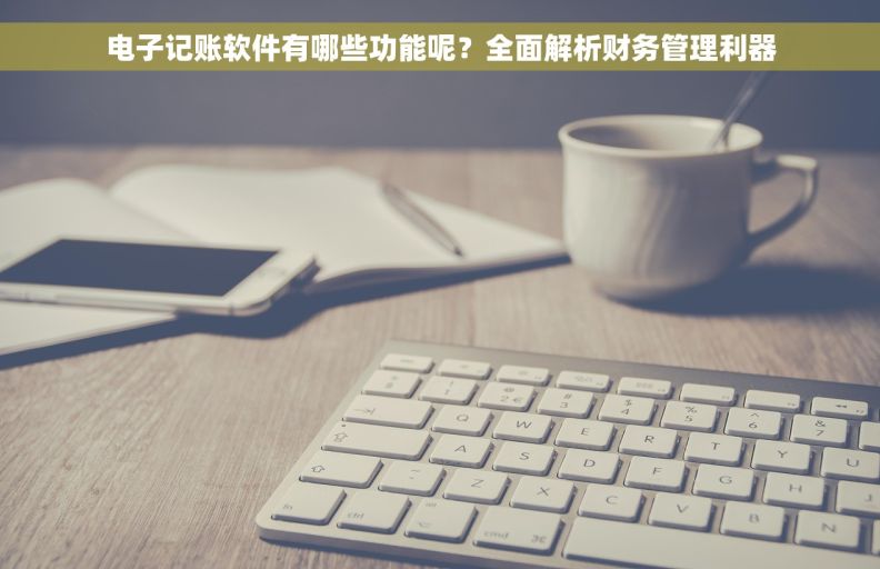 电子记账软件有哪些功能呢？全面解析财务管理利器