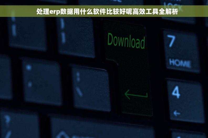     处理erp数据用什么软件比较好呢高效工具全解析