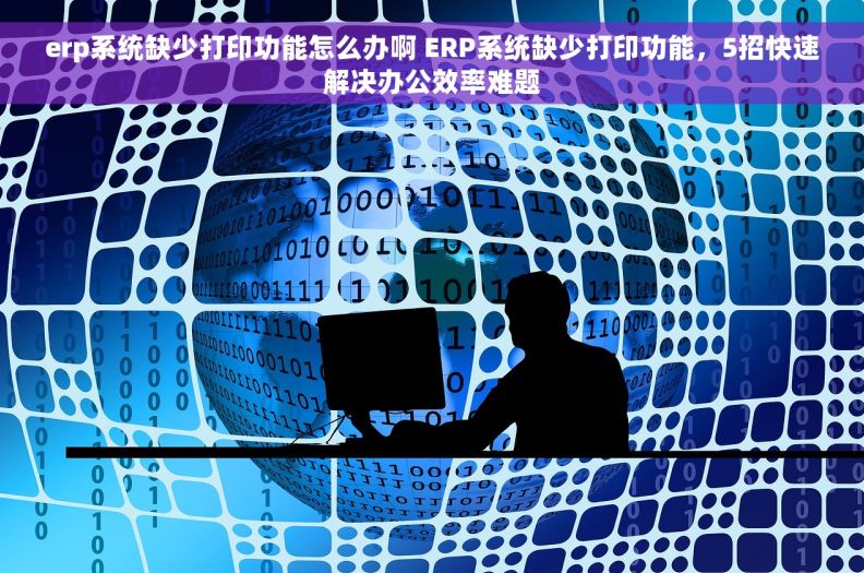 erp系统缺少打印功能怎么办啊 ERP系统缺少打印功能，5招快速解决办公效率难题