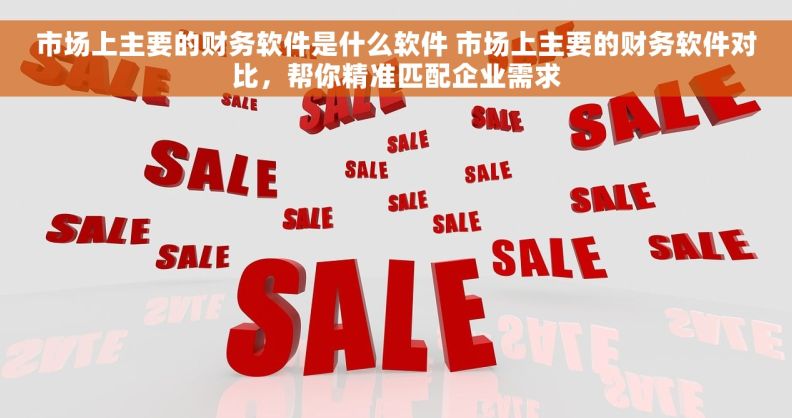 市场上主要的财务软件是什么软件 市场上主要的财务软件对比，帮你精准匹配企业需求