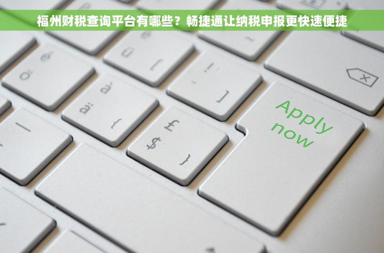 福州财税查询平台有哪些?畅捷通让纳税申报更快速便捷 福州财税查询平台有哪些?畅捷通让纳税申报更快速便捷