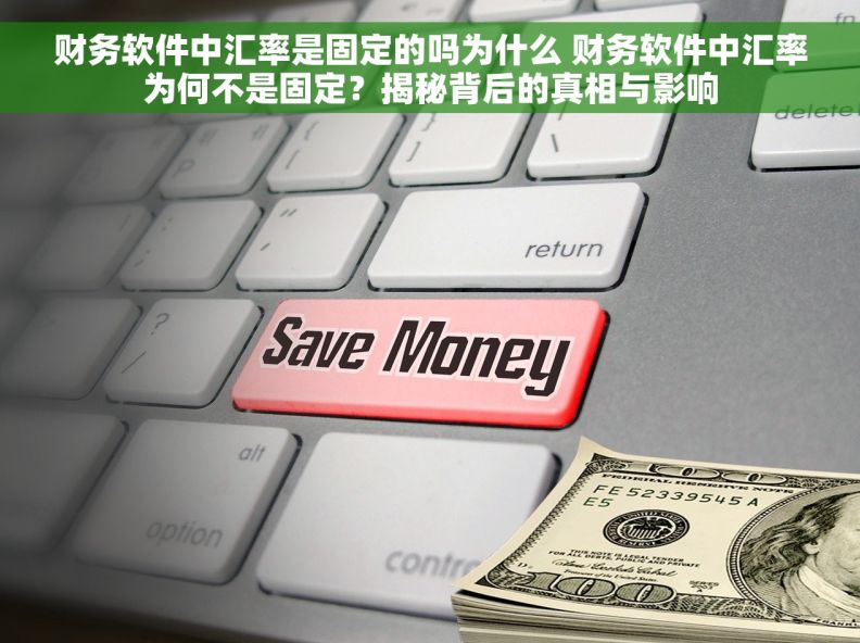 财务软件中汇率是固定的吗为什么 财务软件中汇率为何不是固定？揭秘背后的真相与影响