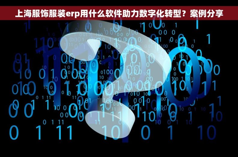上海服饰服装erp用什么软件助力数字化转型?案例分享 上海服饰服装erp用什么软件助力数字化转型?案例分享