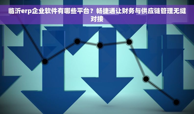 临沂erp企业软件有哪些平台？畅捷通让财务与供应链管理无缝对接