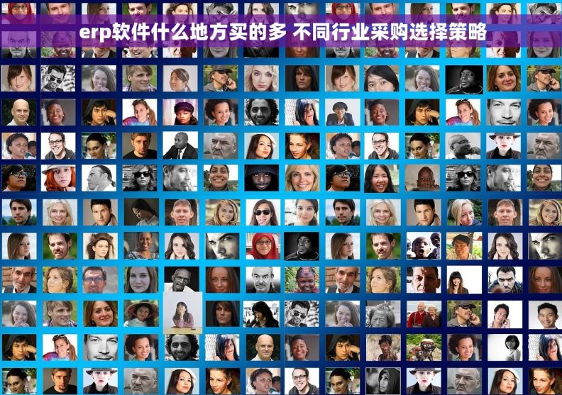  erp软件什么地方买的多 不同行业采购选择策略