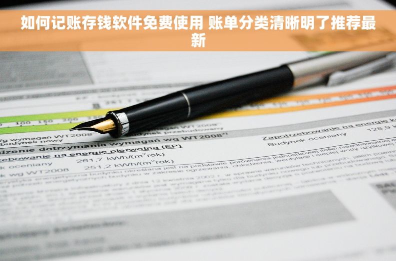 如何记账存钱软件免费使用 账单分类清晰明了推荐最新