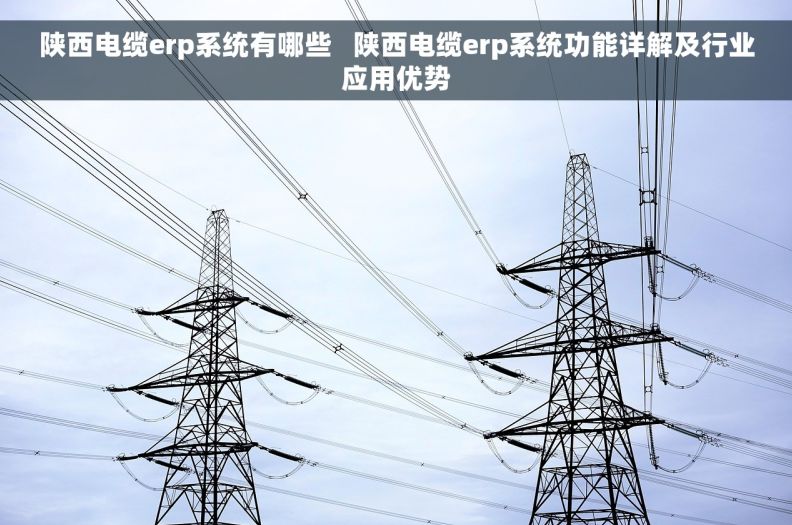 陕西电缆erp系统有哪些 陕西电缆erp系统功能详解及行业应用优势 陕西电缆erp系统有哪些 陕西电缆erp系统功能详解及行业应用优势