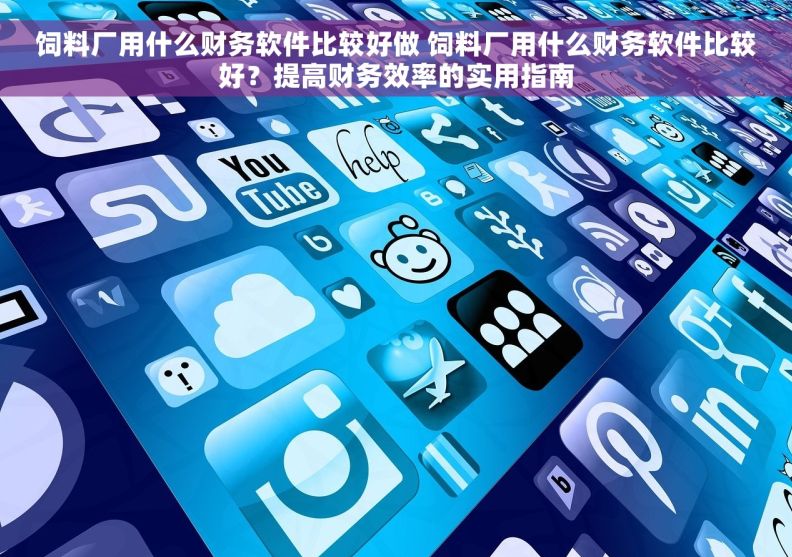 饲料厂用什么财务软件比较好做 饲料厂用什么财务软件比较好？提高财务效率的实用指南