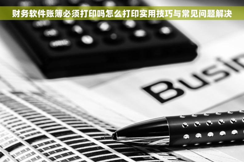 财务软件账簿必须打印吗怎么打印实用技巧与常见问题解决