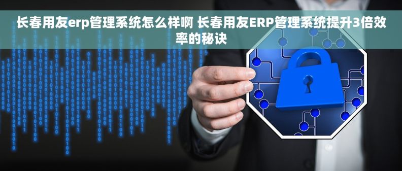 长春用友erp管理系统怎么样啊 长春用友ERP管理系统提升3倍效率的秘诀