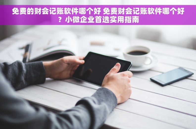 免费的财会记账软件哪个好 免费财会记账软件哪个好？小微企业首选实用指南
