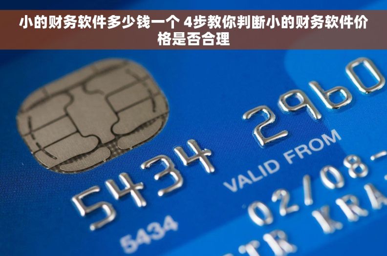 小的财务软件多少钱一个 4步教你判断小的财务软件价格是否合理