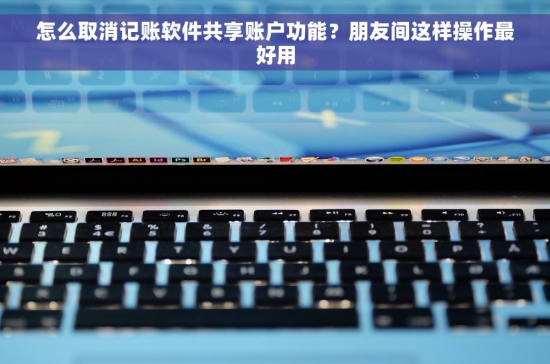 怎么取消记账软件共享账户功能？朋友间这样操作最好用