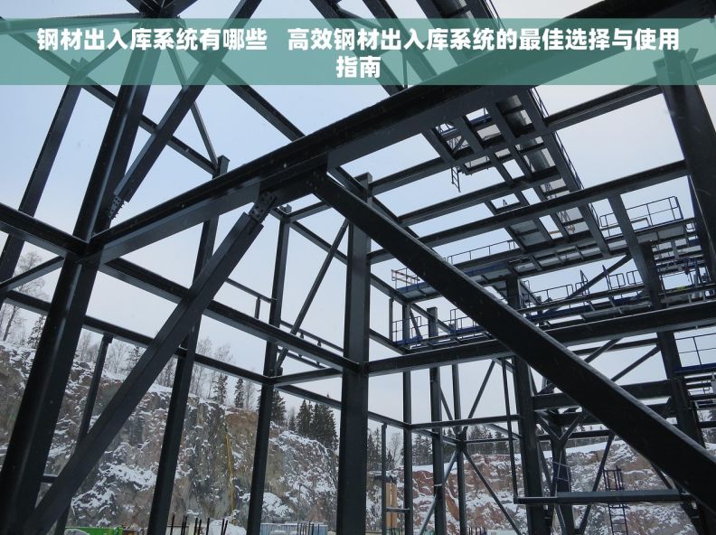 钢材出入库系统有哪些   高效钢材出入库系统的最佳选择与使用指南