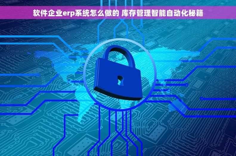 软件企业erp系统怎么做的 库存管理智能自动化秘籍