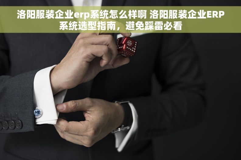 洛阳服装企业erp系统怎么样啊 洛阳服装企业ERP系统选型指南，避免踩雷必看