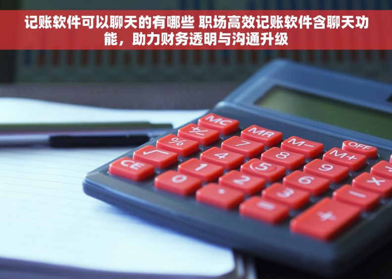 记账软件可以聊天的有哪些 职场高效记账软件含聊天功能，助力财务透明与沟通升级
