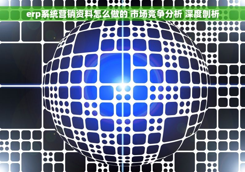 erp系统营销资料怎么做的 市场竞争分析 深度剖析