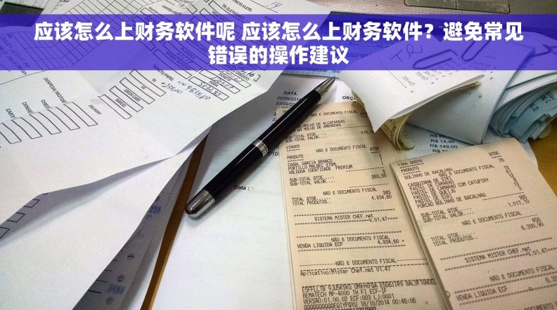 应该怎么上财务软件呢 应该怎么上财务软件？避免常见错误的操作建议