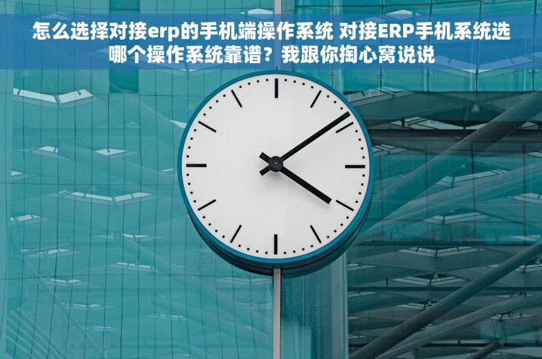 怎么选择对接erp的手机端操作系统 对接ERP手机系统选哪个操作系统靠谱?我跟你掏心窝说说 怎么选择对接erp的手机端操作系统 对接ERP手机系统选哪个操作系统靠谱?我跟你掏心窝说说