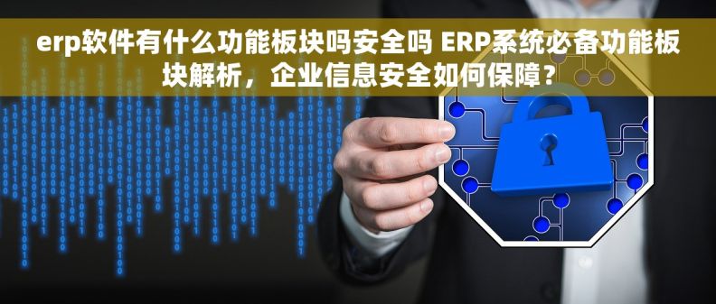 erp软件有什么功能板块吗安全吗 ERP系统必备功能板块解析,企业信息安全如何保障? erp软件有什么功能板块吗安全吗 ERP系统必备功能板块解析,企业信息安全如何保障?