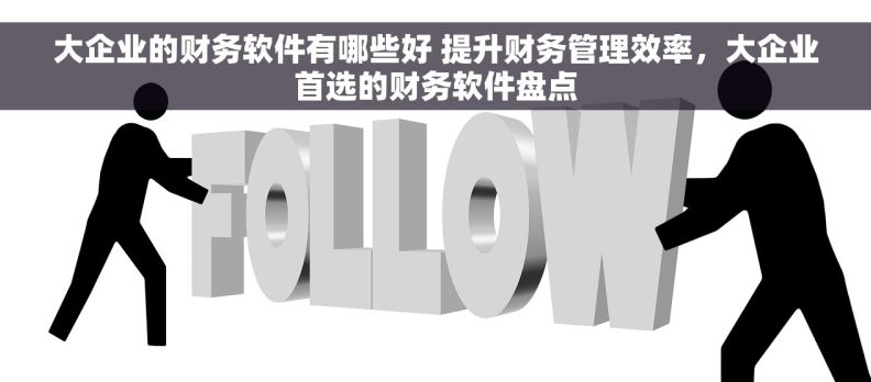 大企业的财务软件有哪些好 提升财务管理效率，大企业首选的财务软件盘点