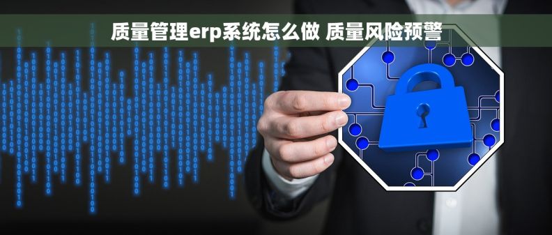 质量管理erp系统怎么做 质量风险预警