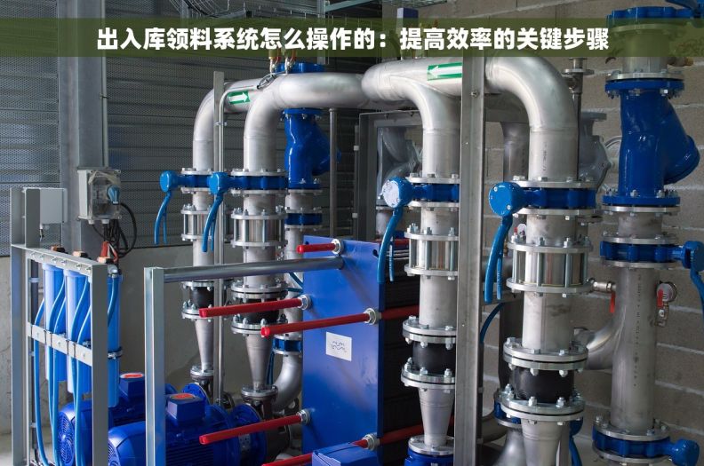 出入库领料系统怎么操作的：提高效率的关键步骤