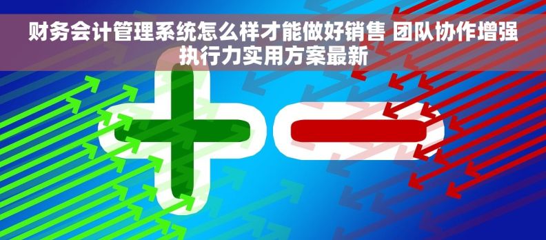 财务会计管理系统怎么样才能做好销售 团队协作增强执行力实用方案最新