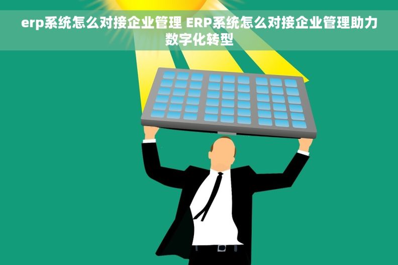 erp系统怎么对接企业管理 ERP系统怎么对接企业管理助力数字化转型