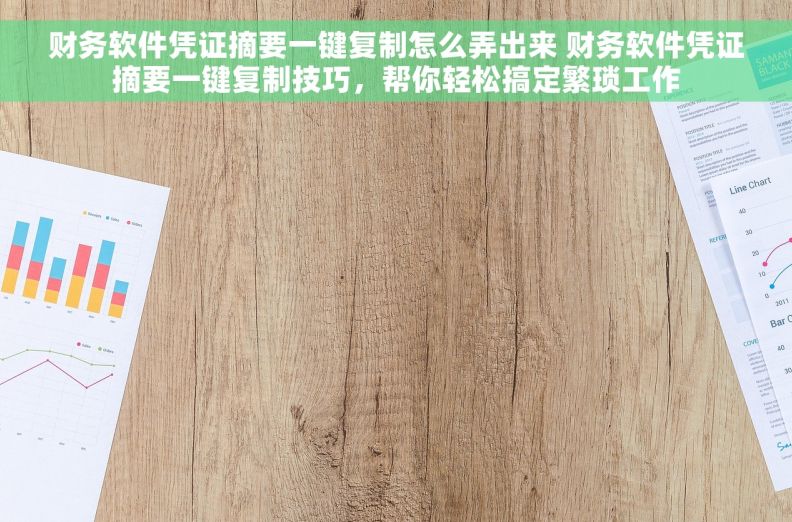 财务软件凭证摘要一键复制怎么弄出来 财务软件凭证摘要一键复制技巧，帮你轻松搞定繁琐工作